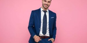Costume bleu marine homme