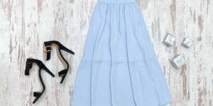 Jupe plissée midi femme