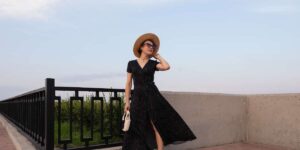 Look femme soirée élégante