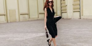 Robe mi-longue